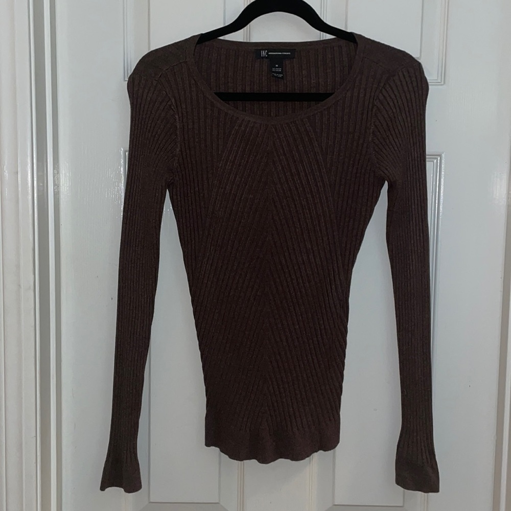 Inc international concepts brown sweater. Worn once in excellent condition.